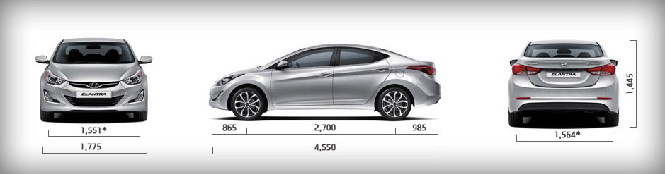 Хендай элантра чертеж